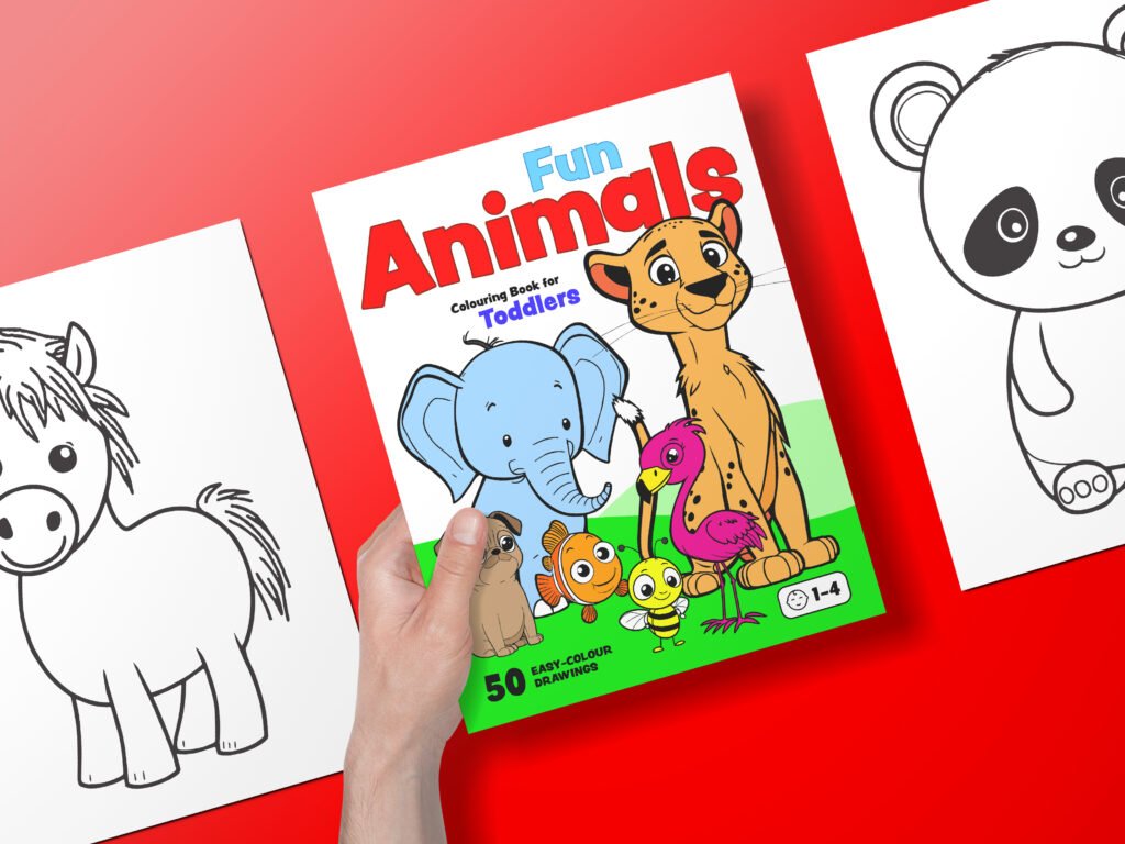 Animals Colouring Book for Toddlers - Captain Colouring Book