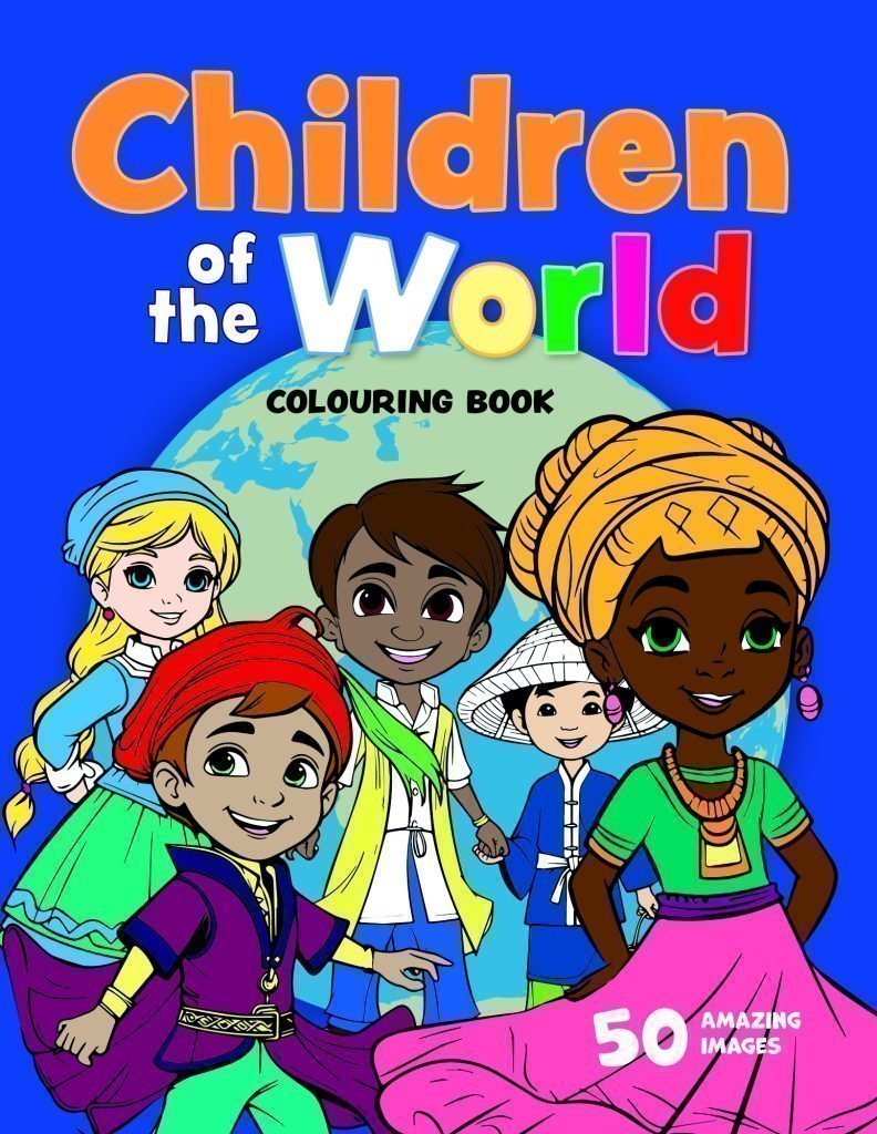 Children of the World Coloring Book for Kids