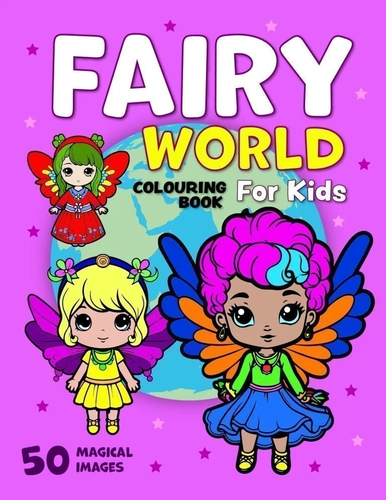 Fairy World Colouring Book for Kids