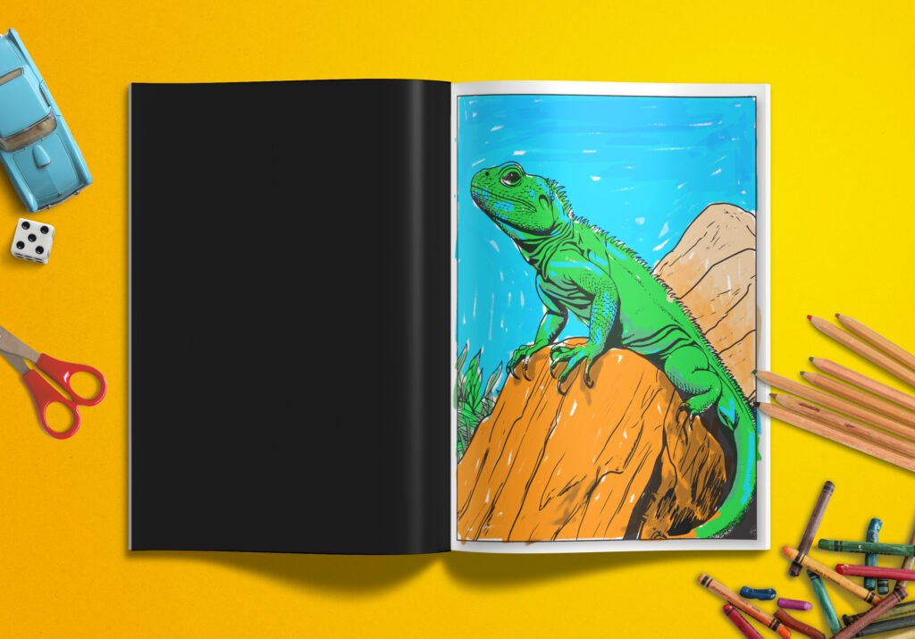 Animal Safari Colouring Book for Kids - Captain Colouring Book