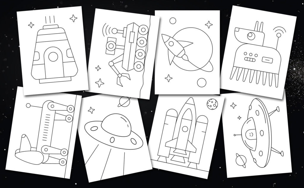 Big Fun Space Colouring Book for Toddlers - Captain Colouring Book
