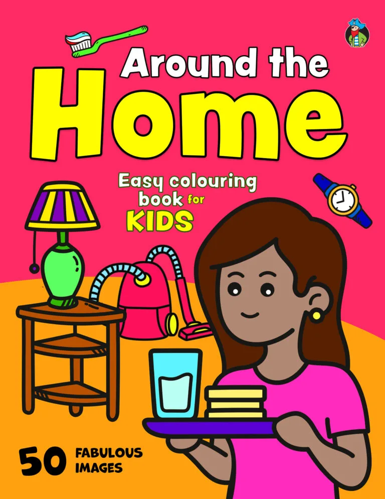 Around the Home Colouring Book for Kids by Captain Colouring Book