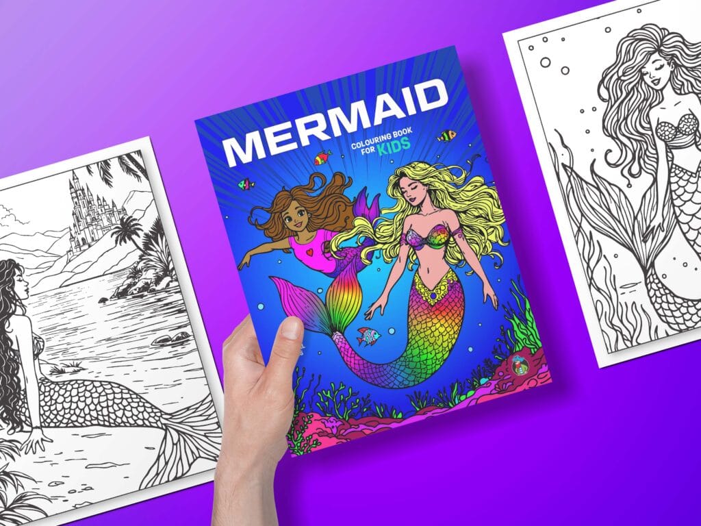 Mermaid Colouring Book for Kids - Captain Colouring Book