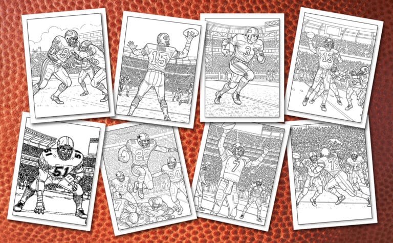 american-football-legends-coloring-book-for-children-pages