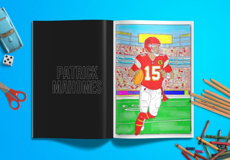 american-football-legends-coloring-book-for-children-spread