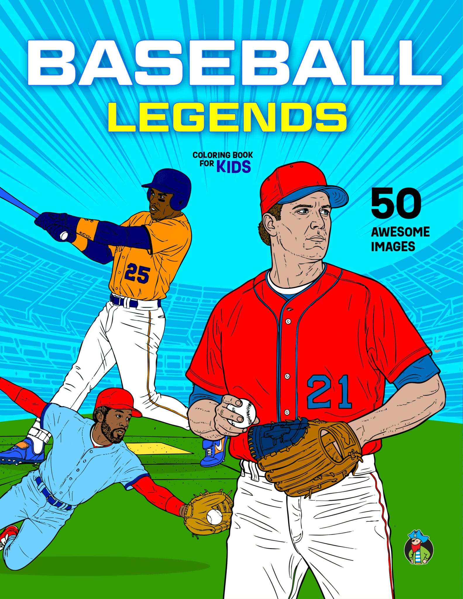 Free Babe Ruth Coloring PDF Download, Free Baseball Coloring