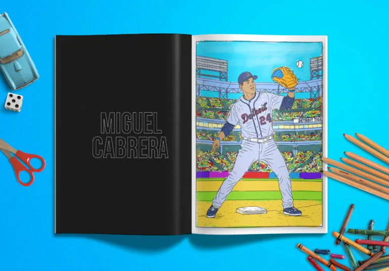 baseball-legends-coloring-book-for-children-spread