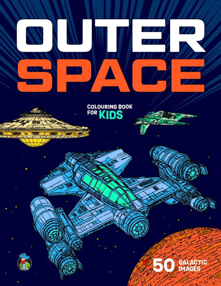 Outer Space Colouring Book for Kids by Captain Colouring Book
